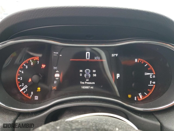 2016 Dodge Durango Limited with VIN 1C4RDJDG3GC309057, listed as a Copart auction lot 50436635 with 163,887 mi miles and Salvage Title. Bid and sale history available at carsss.com. Image 9.