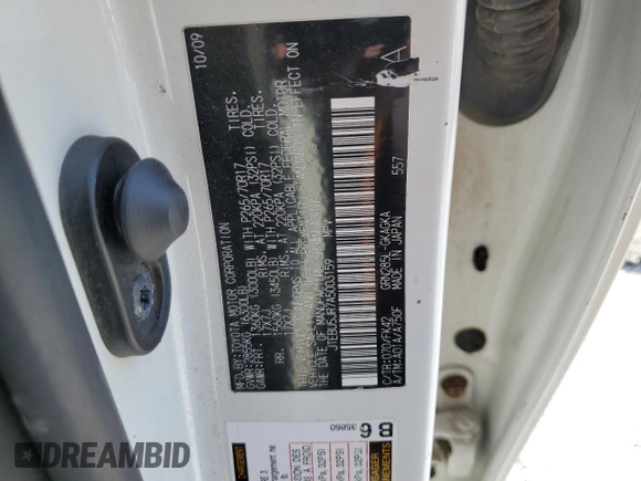 2010 Toyota 4Runner Trail with VIN JTEBU5JR7A5003159, listed as a Copart auction lot 52128125 with 227,274 mi miles and Salvage Title. Bid and sale history available at DreamBid. Image 15.