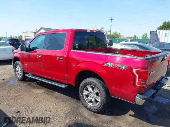 2017 Ford F-150 XL with VIN 1FTEW1EP8HFC29504, listed as a IAAI auction lot 42151987 with 140,417 mi miles. Bid and sale history available at carsss.com. Image 3.