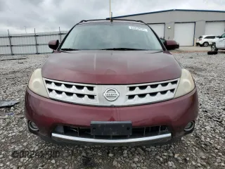 2007 Nissan Murano SL with VIN JN8AZ08W77W665623, listed as a Copart auction lot 54952035 with 208,076 mi miles and Salvage title. Bid and sale history available at DreamBid. Image 5.