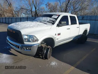 2012 Ram 2500 Laramie with VIN 3C6UD5FL2CG122788, listed as a IAAI auction lot 41363435 with 190,618 mi miles. Bid and sale history available at carsss.com. Image 2.