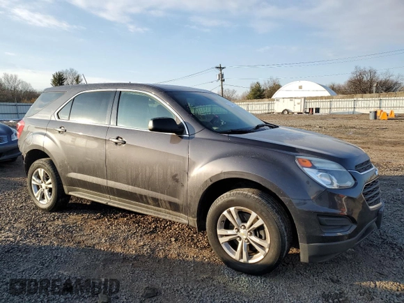 2016 Chevrolet Equinox LS with VIN 2GNFLEEK2G6221777, listed as a Copart auction lot 42834235 with 126,885 mi miles and Salvage Title. Bid and sale history available at DreamBid. Image 4.
