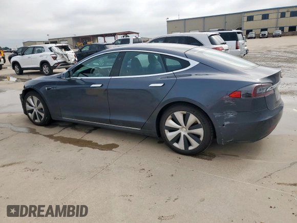 2020 Tesla Model S Long Range with VIN 5YJSA1E29LF385201, listed as a Copart auction lot 59536305 with 57,108 mi miles and Salvage title. Bid and sale history available at DreamBid. Image 2.