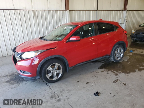 2016 Honda HR-V EX with VIN 3CZRU6H54GM724743, listed as a Copart auction lot 56488925 with 90,969 mi miles and Salvage Title. Bid and sale history available at DreamBid. Image 1.