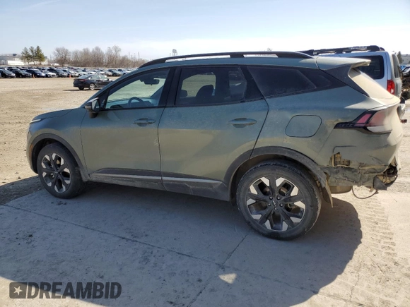 2023 Kia Sportage X-Line with VIN 5XYK6CAF7PG100256, listed as a Copart auction lot 48500415 with 31,838 mi miles and Salvage Title. Bid and sale history available at carsss.com. Image 2.