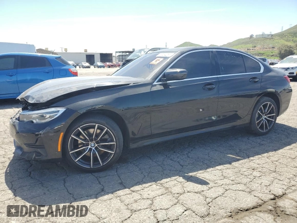 2021 BMW 3 Series 330i with VIN 3MW5R1J08M8B86329, listed as a Copart auction lot 50404285 with 33,545 mi miles and Clean Title. Bid and sale history available at carsss.com. Image 1.