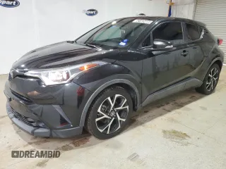 2018 Toyota C-HR XLE with VIN NMTKHMBXXJR027741, listed as a Copart auction lot 53163405 with 75,686 mi miles and Clean Title. Bid and sale history available at carsss.com. Image 1.