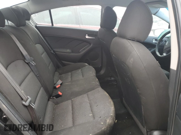 2017 Kia Forte LX with VIN 3KPFK4A77HE050159, listed as a Copart auction lot 48134215 with 0 mi miles and Salvage Title. Bid and sale history available at carsss.com. Image 10.