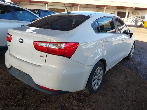2016 Kia Rio LX with VIN KNADM4A38G6564814, listed as a IAAI auction lot 41789215 with 122,872 mi miles. Bid and sale history available at carsss.com. Image 4.