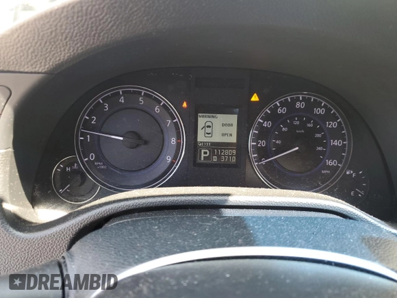 2013 Infiniti G37 Journey with VIN JN1CV6AP0DM717268, listed as a Copart auction lot 58037345 with 112,809 mi miles and Salvage title. Bid and sale history available at DreamBid. Image 9.