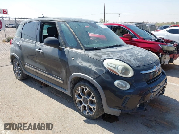 2014 FIAT 500L Trekking with VIN ZFBCFADH4EZ008836, listed as a IAAI auction lot 42305649 with 92,376 mi miles and . Bid and sale history available at DreamBid. Image 1.