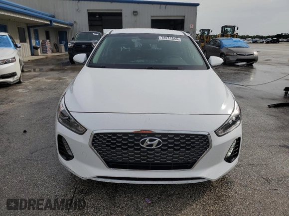 2018 Hyundai Elantra GT with VIN KMHH35LE6JU066203, listed as a Copart auction lot 73211344 with 57,361 mi miles and Salvage Title. Bid and sale history available at carsss.com. Image 5.
