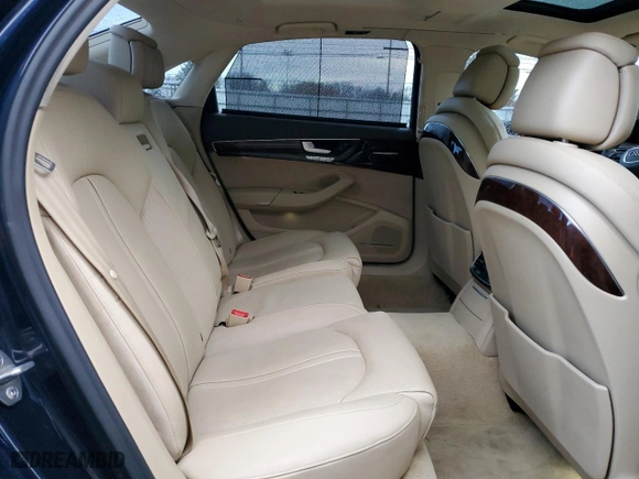 2013 Audi A8 L 4.0L with VIN WAUR2AFD8DN031746, listed as a Copart auction lot 82520984 with 104,635 mi miles and Salvage Title. Bid and sale history available at carsss.com. Image 10.