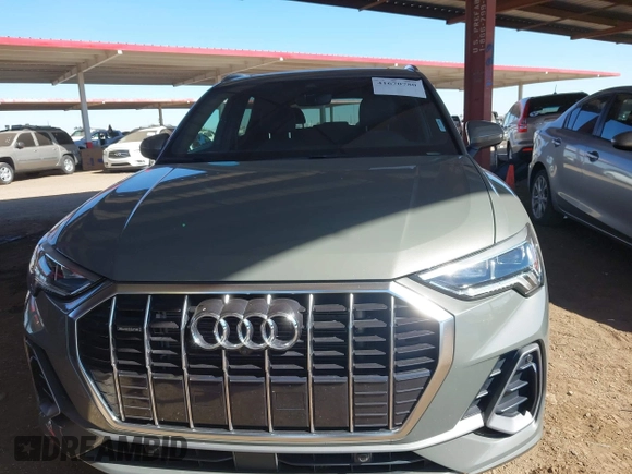 2023 Audi Q3 S line Premium Plus with VIN WA1EECF37P1021050, listed as a IAAI auction lot 41670780 with 23,738 mi miles. Bid and sale history available at carsss.com. Image 13.