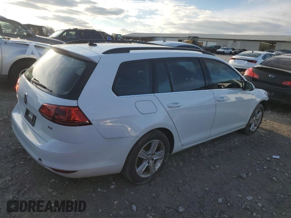 2015 Volkswagen Golf SportWagen TDI SEL with VIN 3VWCA7AU4FM519804, listed as a Copart auction lot 41562505 with 142,383 mi miles and Salvage Title. Bid and sale history available at carsss.com. Image 3.