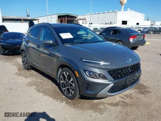 2023 Hyundai Kona Limited with VIN KM8K5CA38PU050101, listed as a IAAI auction lot 41270266 with 6,461 mi miles. Bid and sale history available at carsss.com. Image 1.