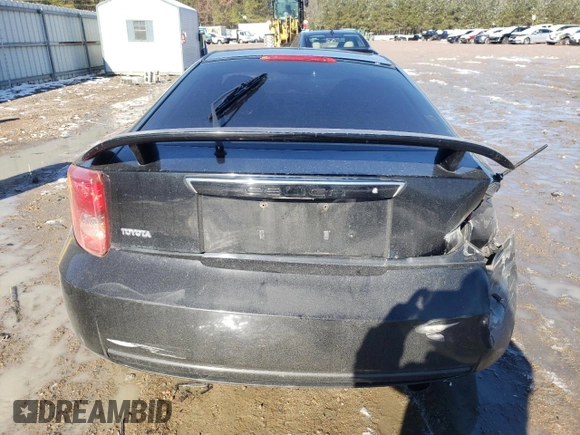 2005 Toyota Celica GT with VIN JTDDR32T950188637, listed as a Copart auction lot 41605265 with 169,175 mi miles and Clean Title. Bid and sale history available at carsss.com. Image 6.