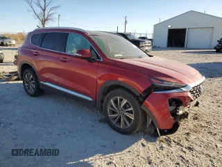 2019 Hyundai Santa Fe Ultimate with VIN 5NMS5CAD6KH068464, listed as a Copart auction lot 77630254 with 90,172 mi miles and Salvage Title. Bid and sale history available at carsss.com. Image 4.