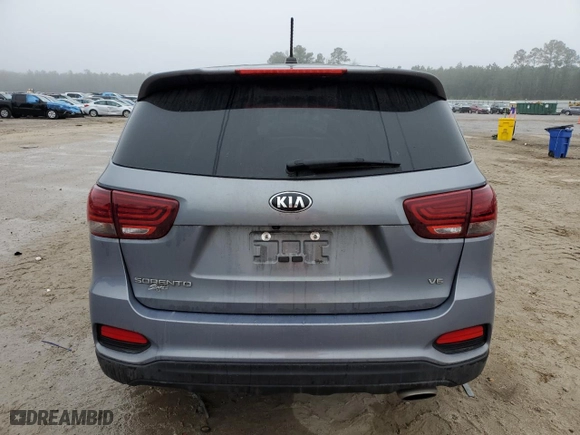 2020 Kia Sorento LX V6 with VIN 5XYPG4A57LG679792, listed as a Copart auction lot 44994805 with 73,661 mi miles and Salvage Title. Bid and sale history available at carsss.com. Image 6.