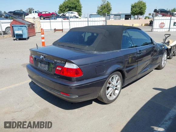 2005 BMW 3 Series 330Ci with VIN WBABW53455PL48472, listed as a IAAI auction lot 42137232 with 127,689 mi miles and . Bid and sale history available at DreamBid. Image 4.