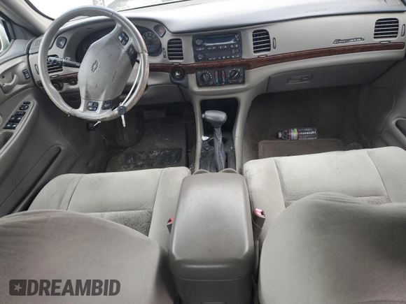 2005 Chevrolet Impala LS z VIN 2G1WH52K459106293, wystawiony jako Copart lot #81150984 z przebiegiem Nie podano mil oraz Szkoda całkowita • Salvage title. Historia ofert i sprzedaży dostępna na DreamBid. Obrazek 8.