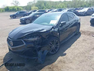 2018 Acura TLX w/A-SPEC Pkg with VIN 19UUB3F63JA001911, listed as a IAAI auction lot 42167622 with 114,845 mi miles and . Bid and sale history available at DreamBid. Image 2.