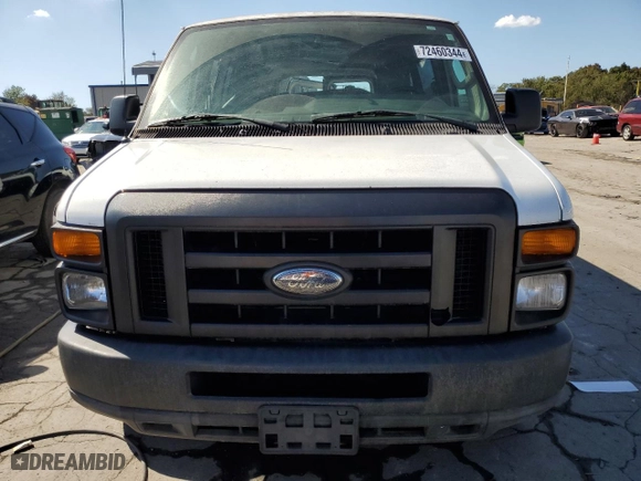 2010 Ford Econoline Wagon XL with VIN 1FBSS3BL5ADA47325, listed as a Copart auction lot 72460344 with 378,102 mi miles and Salvage Title. Bid and sale history available at carsss.com. Image 5.