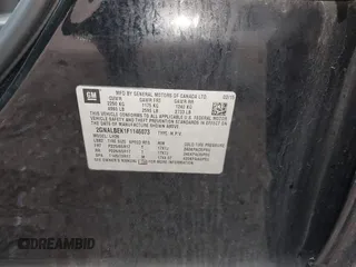 2015 Chevrolet Equinox LT with VIN 2GNALBEK1F1146073, listed as a IAAI auction lot 42033155 with 95,244 mi miles. Bid and sale history available at carsss.com. Image 9.