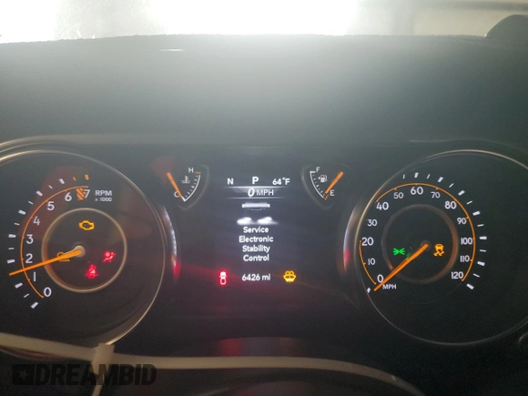 2023 Jeep Gladiator Willys z VIN 1C6HJTAG4PL581872, wystawiony jako Copart lot #84134884 z przebiegiem 6 426 mil mil oraz Szkoda całkowita • Salvage title. Historia ofert i sprzedaży dostępna na DreamBid. Obrazek 9.