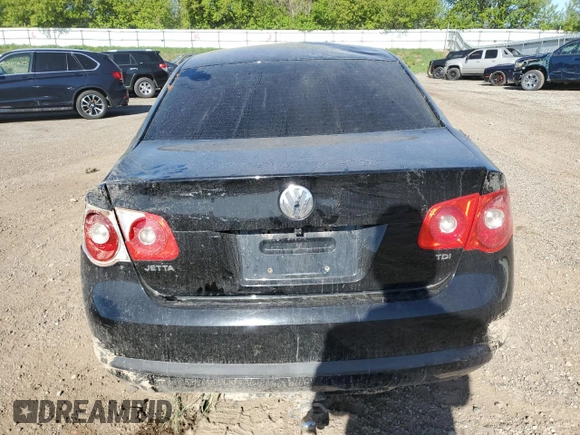 2006 Volkswagen Jetta 1.9L TDI z VIN 3VWRT71K36M028529, wystawiony jako Copart lot #56022735 z przebiegiem Nie podano mil oraz Czysty tytuł • Clean title. Historia ofert i sprzedaży dostępna na DreamBid. Obrazek 6.
