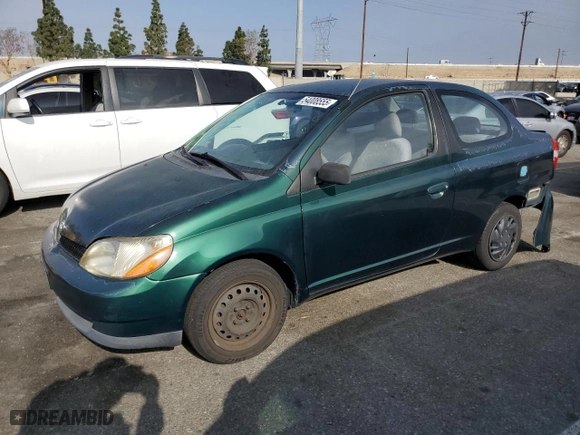 2001 Toyota ECHO with VIN JTDAT123010117491, listed as a Copart auction lot 54008555 with 258,045 mi miles and Salvage Title. Bid and sale history available at carsss.com. Image 1.