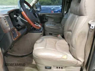 2004 Chevrolet Express Passenger with VIN 1GBFG15T441213195, listed as a Copart auction lot 54150365 with 141,782 mi miles and Clean title. Bid and sale history available at DreamBid. Image 7.