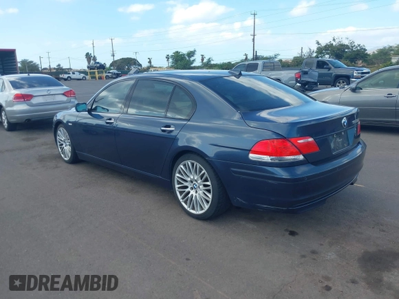 2008 BMW 7 Series 750Li with VIN WBAHN83548DT83470, listed as a IAAI auction lot 41071244 with 106,064 mi miles and . Bid and sale history available at DreamBid. Image 3.