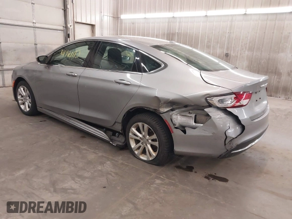 2015 Chrysler 200 Limited with VIN 1C3CCCAB1FN534985, listed as a IAAI auction lot 41914112 with 168,252 mi miles. Bid and sale history available at carsss.com. Image 3.