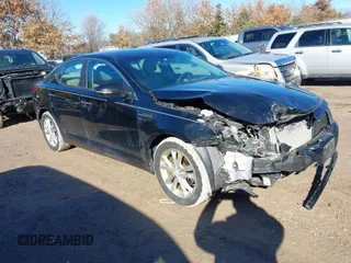 2013 Kia Optima EX with VIN 5XXGN4A75DG180020, listed as a IAAI auction lot 41635611 with 114,582 mi miles. Bid and sale history available at carsss.com. Image 1.