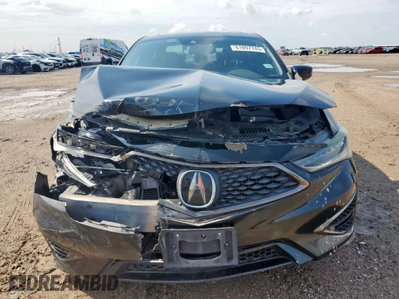 2019 Acura ILX Premium with VIN 19UDE2F87KA007666, listed as a Copart auction lot 61097745 with 208,813 mi miles and Salvage title. Bid and sale history available at DreamBid. Image 5.