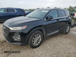 2019 Hyundai Santa Fe SE z VIN 5NMS23AD1KH118664, wystawiony jako Copart lot #53791035 z przebiegiem 54 077 mil mil oraz Szkoda całkowita • Salvage title. Historia ofert i sprzedaży dostępna na DreamBid. Obrazek 1.