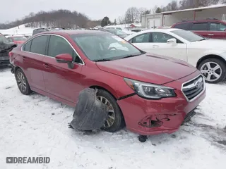 2019 Subaru Legacy Premium with VIN 4S3BNAF63K3021373, listed as a IAAI auction lot 41340554 with 77980 miles. Bid and sale history available at carsss.com. Image 1.