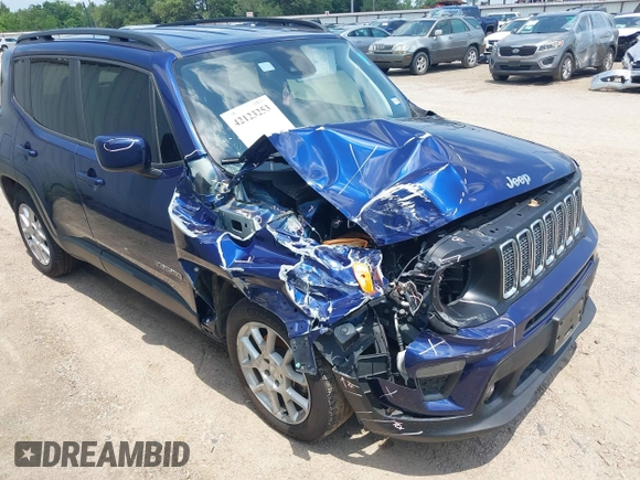 2021 Jeep Renegade Latitude with VIN ZACNJCBB8MPM36868, listed as a IAAI auction lot 42123253 with 52,760 mi miles and . Bid and sale history available at DreamBid. Image 6.