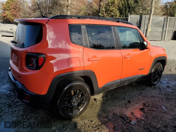2020 Jeep Renegade Altitude with VIN ZACNJABB6LPL90427, listed as a Copart auction lot 79818024 with 69,015 mi miles and Clean Title. Bid and sale history available at DreamBid. Image 3.