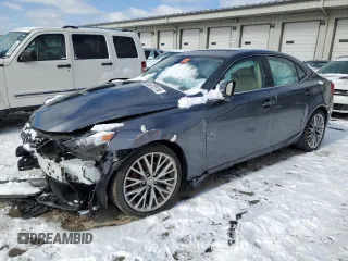 2014 Lexus IS 250 with VIN JTHCF1D22E5007375, listed as a Copart auction lot 45572515 with 16,865 mi miles and Salvage Title. Bid and sale history available at carsss.com. Image 1.