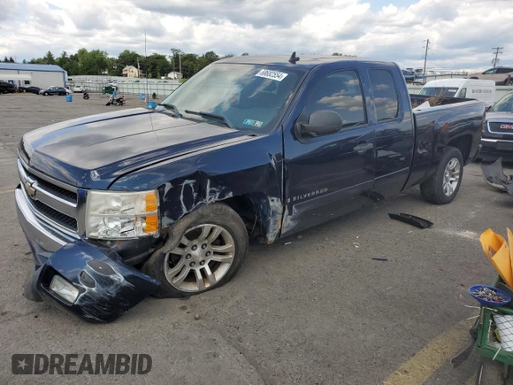 2007 Chevrolet Silverado 1500 LTZ with VIN 2GCEC19J971731507, listed as a Copart auction lot 68682554 with 0 mi miles and Salvage Title. Bid and sale history available at carsss.com. Image 1.