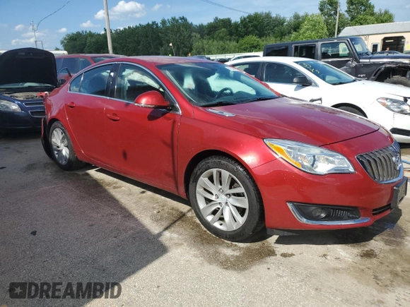 2015 Buick Regal Premium I with VIN 2G4GN5EX2F9134148, listed as a Copart auction lot 61586075 with 94,263 mi miles and Salvage title. Bid and sale history available at DreamBid. Image 4.