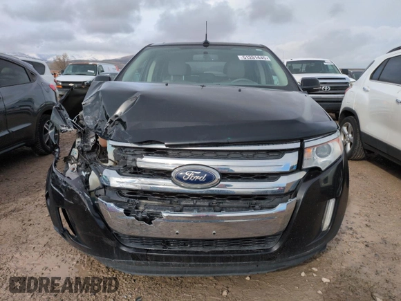 2014 Ford Edge SEL with VIN 2FMDK3J95EBA83615, listed as a Copart auction lot 51201445 with 127,376 mi miles and Salvage Title. Bid and sale history available at carsss.com. Image 5.