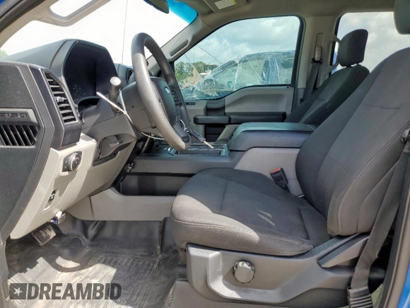 2018 Ford F-150 XL with VIN 1FTEW1CP5JKC02387, listed as a Copart auction lot 58983835 with 119,720 mi miles and Salvage title. Bid and sale history available at DreamBid. Image 7.