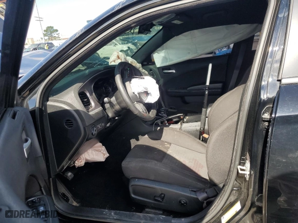 2019 Dodge Charger Scat Pack with VIN 2C3CDXGJ3KH711123, listed as a Copart auction lot 48477385 with 0 mi miles and Salvage Title. Bid and sale history available at carsss.com. Image 7.