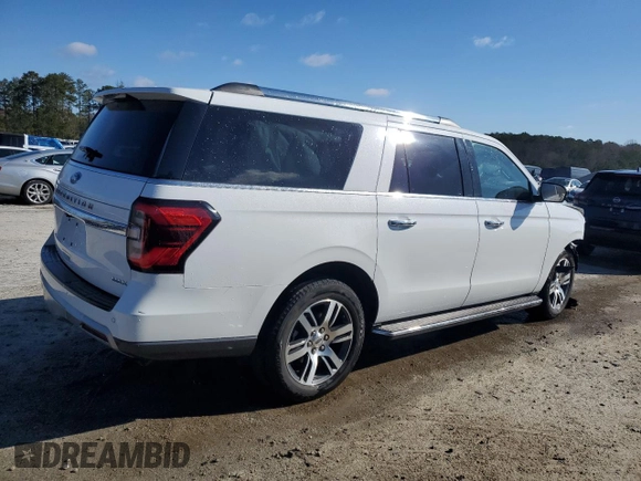 2023 Ford Expedition Max Limited with VIN 1FMJK2A84PEA28603, listed as a Copart auction lot 48036265 with Not provided miles and Salvage title. Bid and sale history available at DreamBid. Image 3.