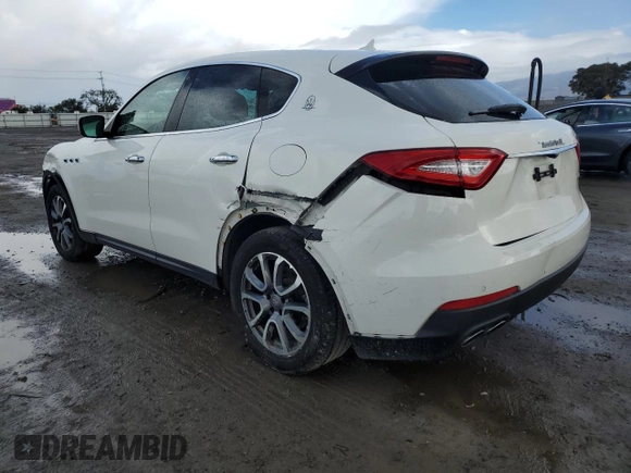 2017 Maserati Levante with VIN ZN661XUAXHX250088, listed as a Copart auction lot 40583294 with 26,317 mi miles. Bid and sale history available at carsss.com. Image 2.