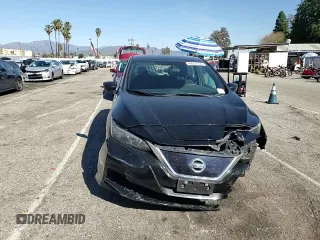 2018 Nissan LEAF S with VIN 1N4AZ1CP7JC304506, listed as a Copart auction lot 49539735 with 101,065 mi miles and Salvage Title. Bid and sale history available at DreamBid. Image 10.