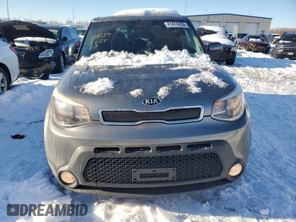 2015 Kia Soul with VIN KNDJN2A28F7236350, listed as a Copart auction lot 41474255 with 92,958 mi miles and Salvage Title. Bid and sale history available at carsss.com. Image 5.